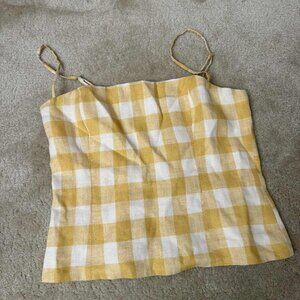 Reformation Overland Linen Top